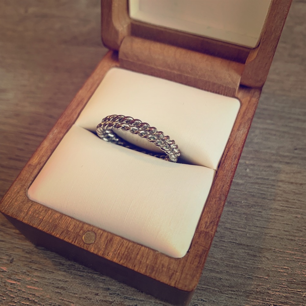 BOGO Two Stackable Twisted Pattern Rings